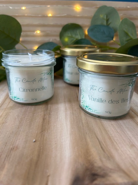 Bougie parfumée 90g