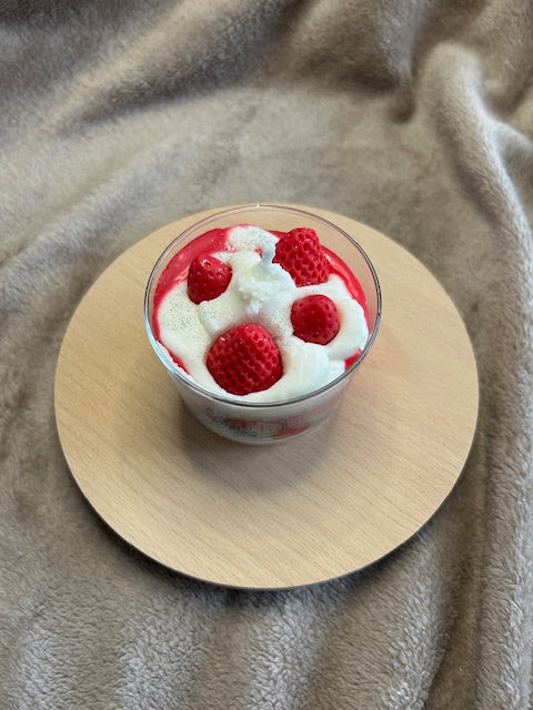 Bougie Gourmande Yaourt Fraise